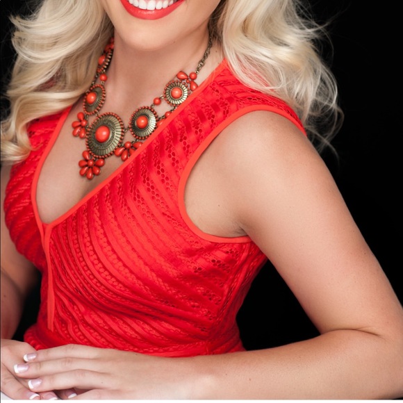 Red J. Crew Dress - Picture 4 of 5